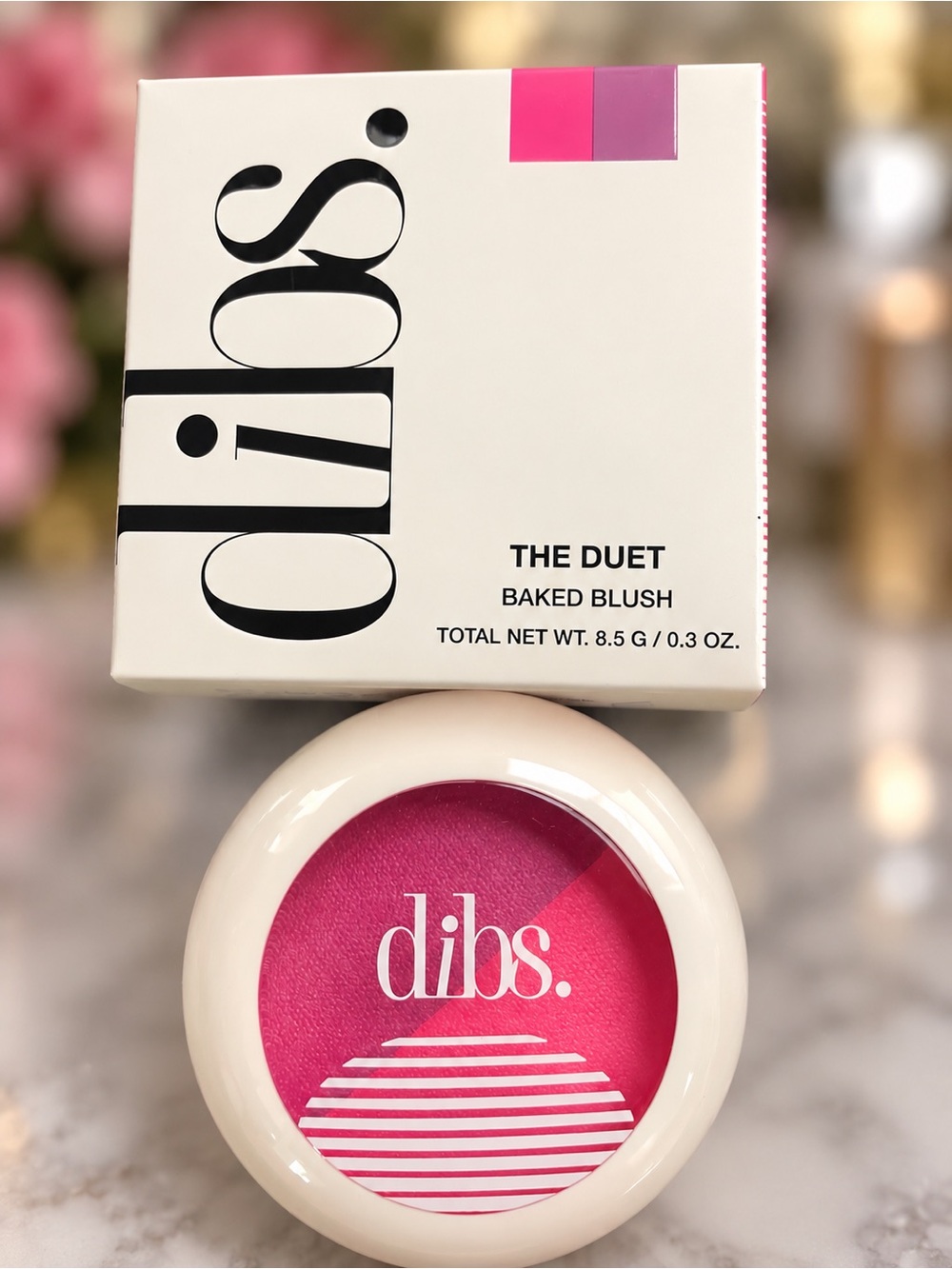 Dibs. The Duet Baked Blush — VIP Pink Duo